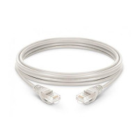 Патч-корд RJ45 3м, сетевой кабель UTP CAT5e 8P8C, LAN, белый