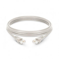 Патч-корд RJ45 3м, сетевой кабель UTP CAT5e 8P8C, LAN, белый