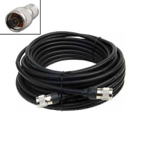 Кабель коаксиальный RG-58U 75Ом 10м с разъемами N-типа GSM 900-2600МГц, T15