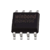 Чип W25Q64 W25Q64CVSIG SOP8, 64Мб Flash SPI