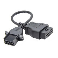 Переходник с OBD2 16pin мама на Volvo 8pin мама