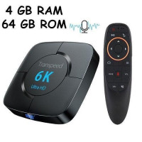 Медиаплеер Android 9.0 Smart TV Box H616 4/64ГБ Transpeed T98 6K+Air Mouse