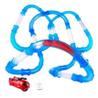 Трек гонки в трубе трубопроводный гоночный трек 37 деталей Pipes Racing