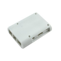 Корпус, кейс для Raspberry Pi B+ 2 B 2B 3 B 3B, белый