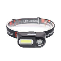 Налобний ліхтар, ліхтар акумуляторний USB LED 10Вт XPE+COB 1500лм
