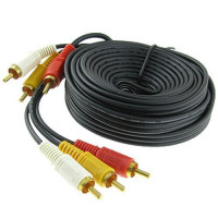 Кабель AV 3 RCA - 3 RCA 3м тюльпаны