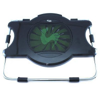 Охолоджуюча підставка для ноутбука DC-8068F K-8068F + USB, чорна