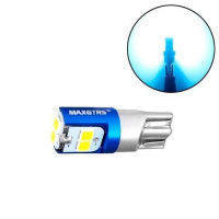 LED T10 W5W лампа в автомобиль, 6 SMD 3030, голубой