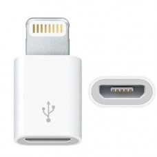 Переходник адаптер MicroUSB мама - Lightning папа