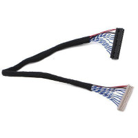 Кабель шлейф LVDS DF-14 20pin 2канала 6бит для ЖК матриц 12-15