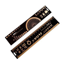 PCB Ruler лінійка шаблон для електронника радіоаматора 20см