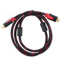 Кабель HDMI - HDMI 3м v1.3 позолоченный в оплетке