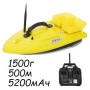 Кораблик для завоза прикормки катер Lingboxianzi T188 1.5кг 500м черный
