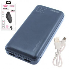 Power Bank Внешний аккумулятор 20000мАч 2xUSB 2.1А Sertec ST-2066