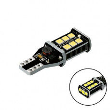 2x LED T15 W16W лампа в автомобиль, 12+3 SMD 2835, с обманкой Canbus, белый