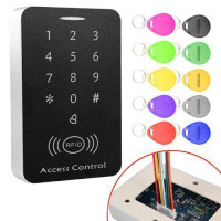 Система контролю доступу СКД панель RFID РЧІД + клавіатура + 10 брелків