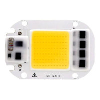 Светодиодная матрица с драйвером COB LED 50Вт 4500лм 220В, тепл. белая