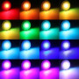 Светодиодная E27 LED RGB 10Вт лампа, 16 цветов с пультом ДУ