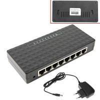 Комутатор мережевий 8-портовий RJ45 свіч світч switch 10/100 Мб/с