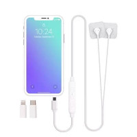 Мини массажер USB для смартфона импульсный портативный универсальный