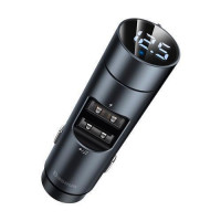 Автомобільний FM-модулятор Bluetooth 5.0 Handsfree 2x USB Baseus BS-01