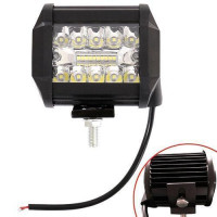 Светодиодная LED панель фара дополнительного света для авто 4” 12В 60Вт