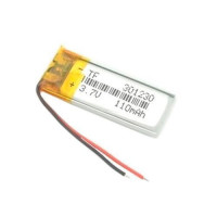 Аккумулятор 301230 Li-pol 3.7В 110мАч для MP3 Bluetooth наушников гарнитур