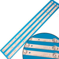 3x LED планка лампа підсвічування РК 32 590мм LG Innotek DRT 3.0 32