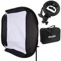 Софтбокс Godox 40х40см для вспышки, держатель S-type