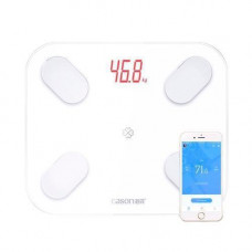 Смарт весы напольные Bluetooth Smart диагностические умные GASON S4, белые