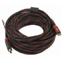 Кабель HDMI - HDMI 10м v1.4 позолоченный в оплетке