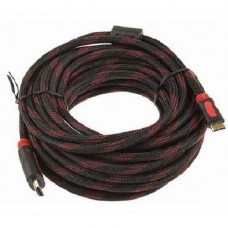 Кабель HDMI - HDMI 10м v1.4 позолоченный в оплетке