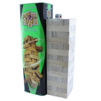 Настольнхая развивающая деревянная игра Дженга Башня Jenga Power Tower Джанга PT-01 56 брусков