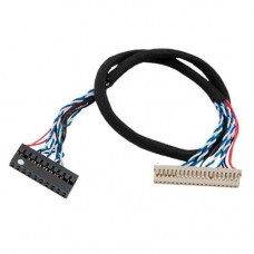 Кабель шлейф LVDS DF-14 20pin 1канал 6бит для ЖК матриц 12-15