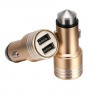 Автомобильное зарядное устройство 2x USB 2.4А металл в прикуриватель