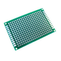 PCB 4x6 см двухсторонняя печатная плата