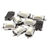 10x Кнопка тактова, мікрік, SMD 2 контакту, 6x3.6x2.5мм