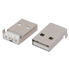Разъем коннектор USB 2.0 папа 4pin AM 90 градусов DIP