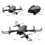 Квадрокоптер Дрон Wi-Fi 1080p 2 камеры складной SHAREFUNBAY R8