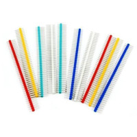 10x Коннектор 40pin папа 2.54 шаг, Arduino цветные