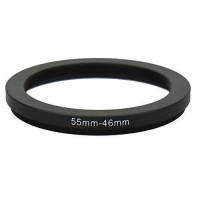 Понижающее степ кольцо 55-46мм для Canon, Nikon