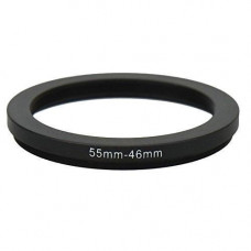 Понижающее степ кольцо 55-46мм для Canon, Nikon