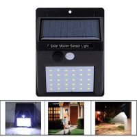 Уличный LED фонарь светильник на солнечной батарее, 30 SMD, настенный