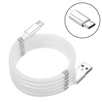 Кабель магнитный USB Type-C для Xiaomi Huawei LG MagLink 1м силикон