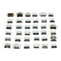 36x MicroUSB роз'єм гніздо 5-ти контактна, набір