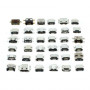 36x MicroUSB разъем гнездо 5-ти контактное, набор