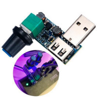 USB регулятор напруги 5-12В на 2.5-7.5 потужності обертів вентилятора