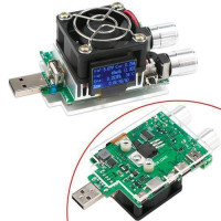 USB тестер JUWEI 4-25В с регулируемой нагрузкой 35Вт QC2.0 QC3.0