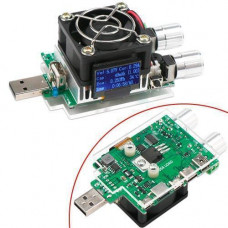 USB тестер JUWEI 4-25В с регулируемой нагрузкой 35Вт QC2.0 QC3.0