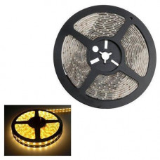 5м лента светодиодная, 300x 3528 SMD LED, желтая